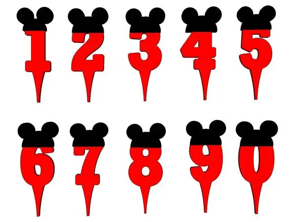 MIckey Mouse Birthday Cake Decoration