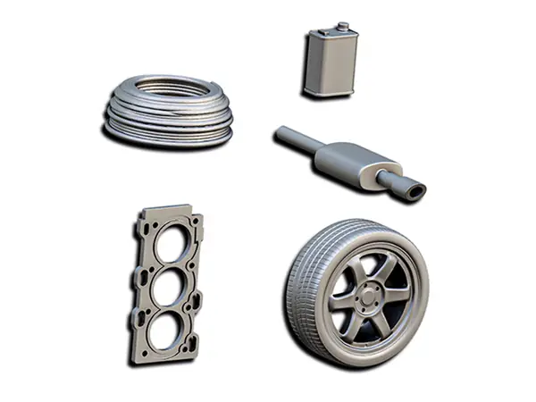 Car Parts Diorama Pack