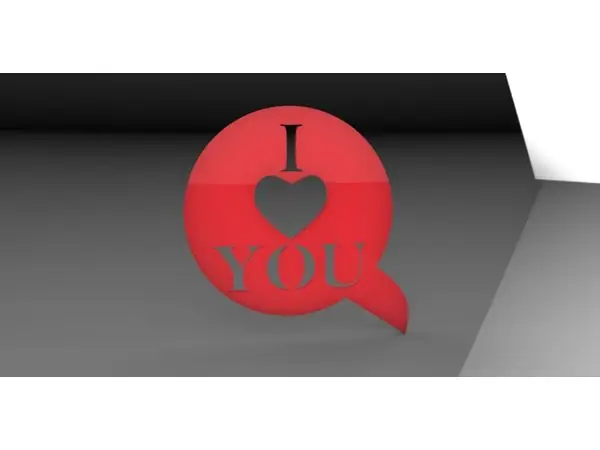 I LOVE YOU _STENCIL