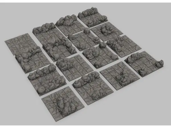 Modular cave tiles - Tiles de caverna modulares