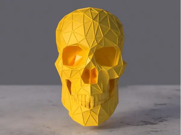 Human Skull Figurine Skeleton