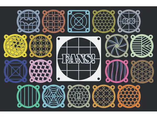 Customizable Fan Grill Covers