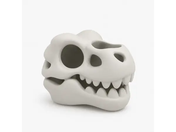 Dinosaur Skull Toothbrush Holder | Подставка для зубных щето