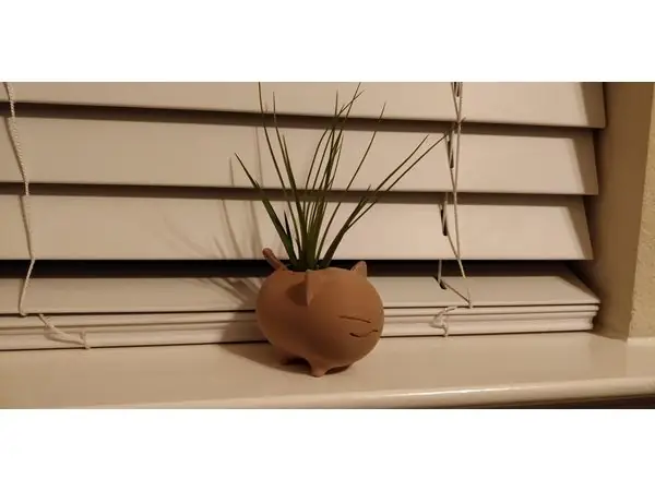 Chibi Cat Planter