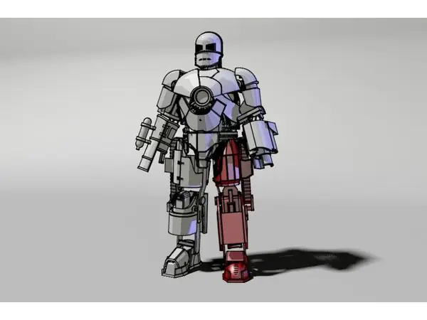 2.Left leg of Iron man Mark 1