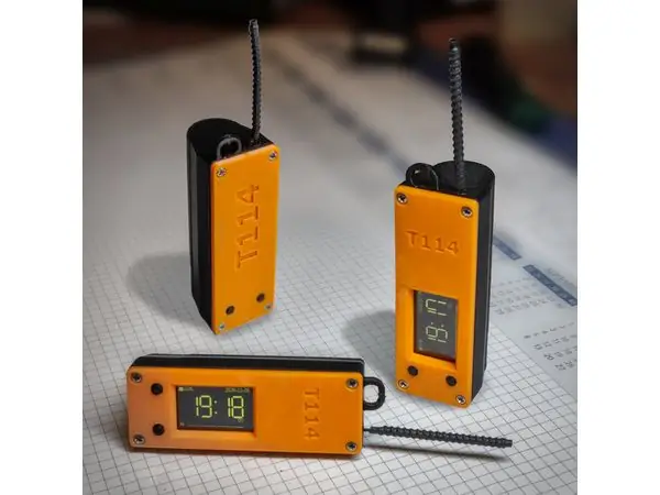 Simple Case - Heltec T114 with 18650 Battery and GPS