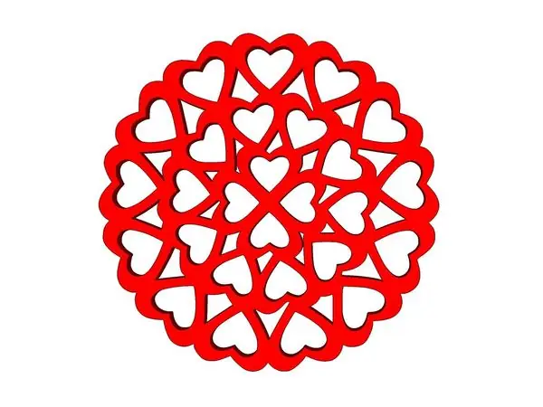 Hearts Drink Coaster
