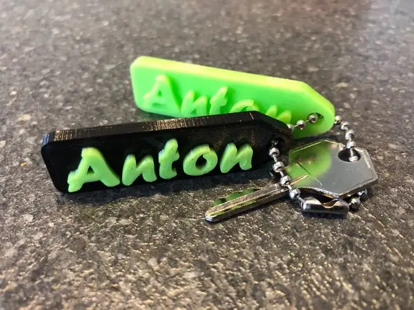 Anton Keychain