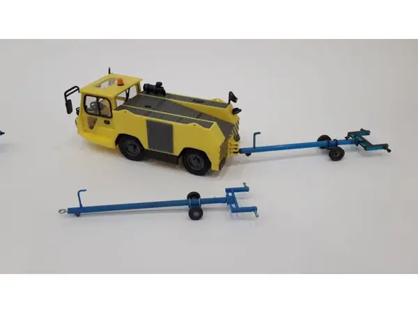 Aircraft tow bar 1:28 and 1:32 scale for fdm and Resin printer