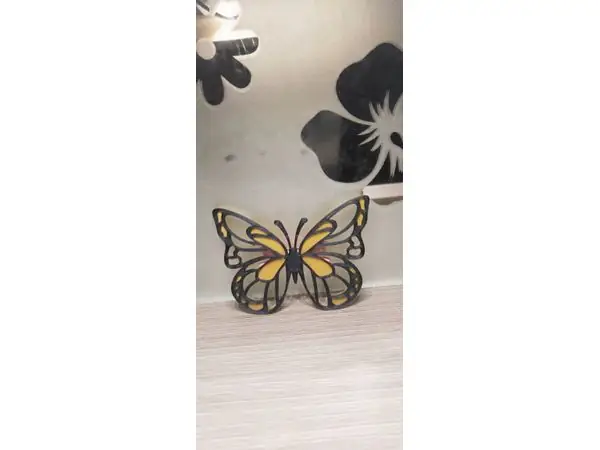 Butterfly hair clip