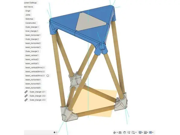 Octahedron stool