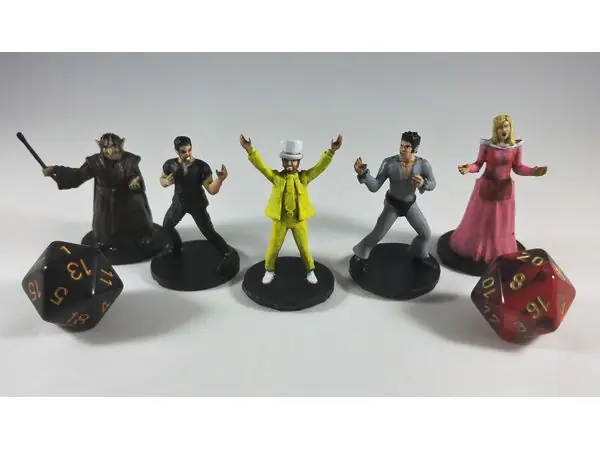 The Gang from "Its Always Sunny in Philadelphia" - The Night Man Cometh D&D Miniature Set