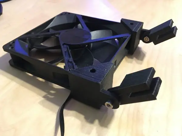 Rimless Aquarium Fan Mount - PC Case Fan
