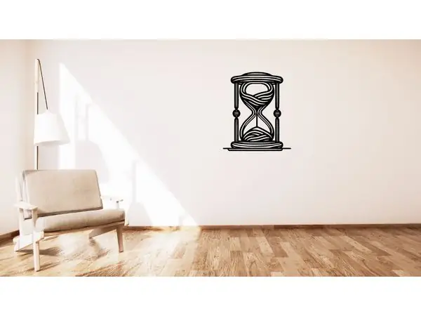 Hourglass / Přesýpací hodiny wall decoration