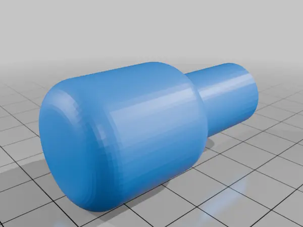 Marshmallow White Cane Tip - Fitted