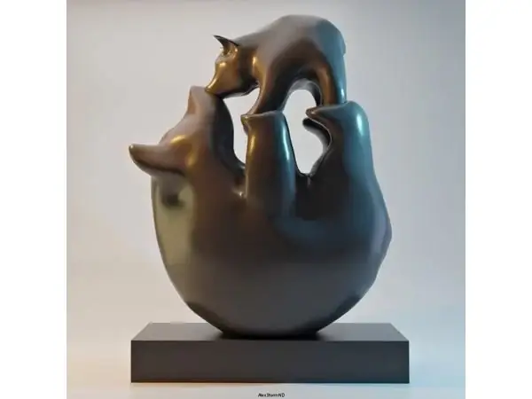 Bear mom and bear baby