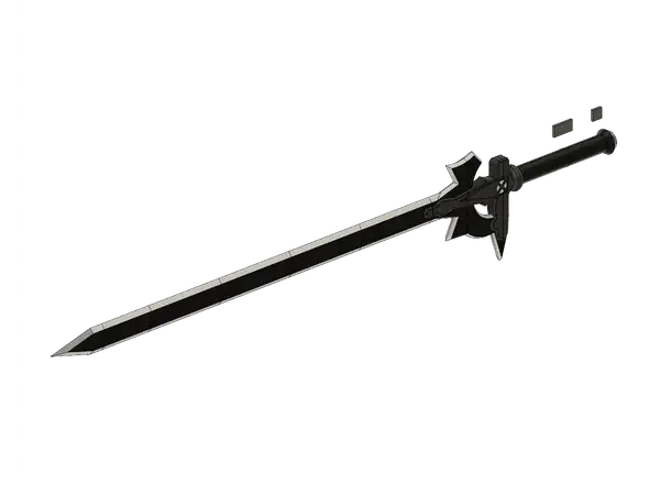Elucidator - Sword Art Online - Actual size