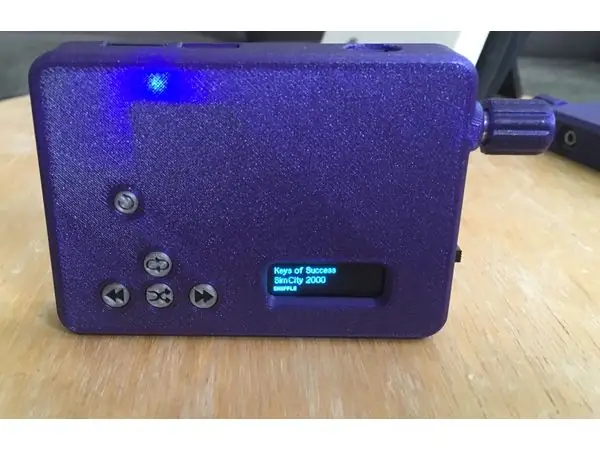 Casing with Buttons for the Throwback Operator - OPL3 VGM Player