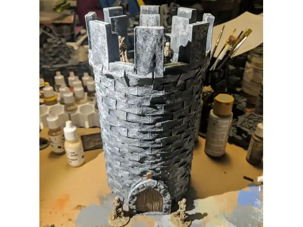 Fantasy Wargame Terrain - Modular Stone Tower