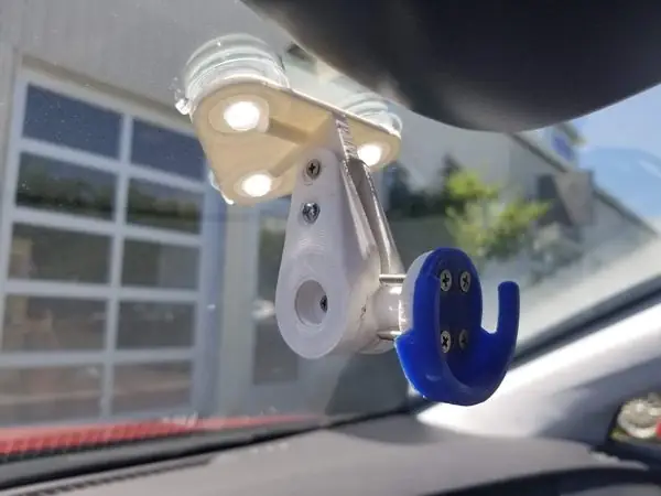 Popsocket Holder for Parametric Adjustable Suction Cup Mount