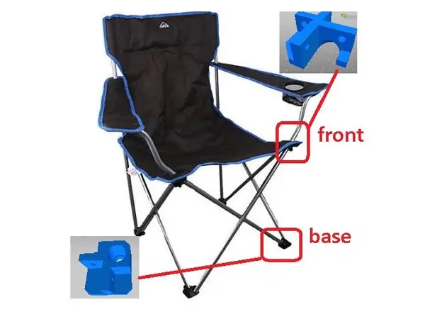 Camping Chair Front & Base
