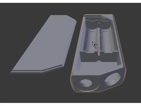 Extended Unregulated Dual 18650 Box Mod (Vape)