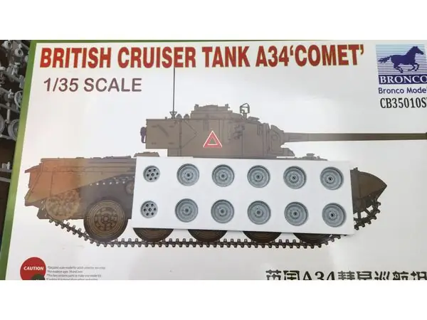 Wheel Mask for Bronco A34 Comet 1/35
