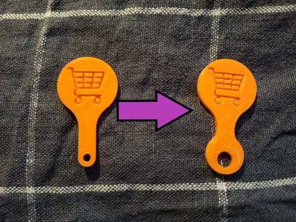 Shopping cart key - overhauled