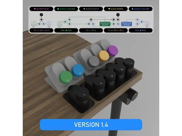 Audio Source Switch and Volume Control Boxes