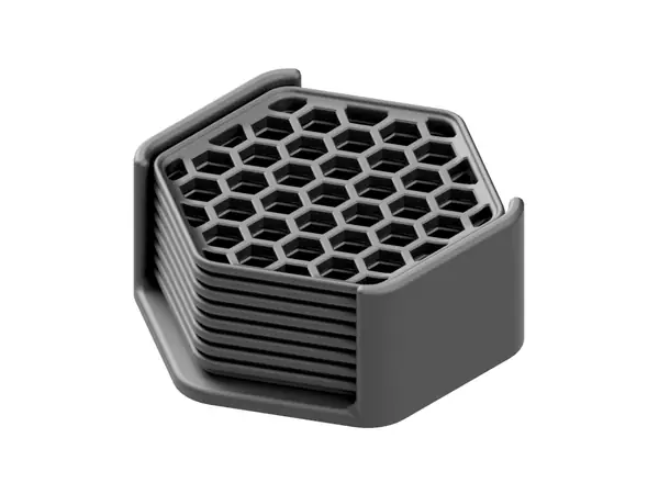 The ultimate hexagon coaster set