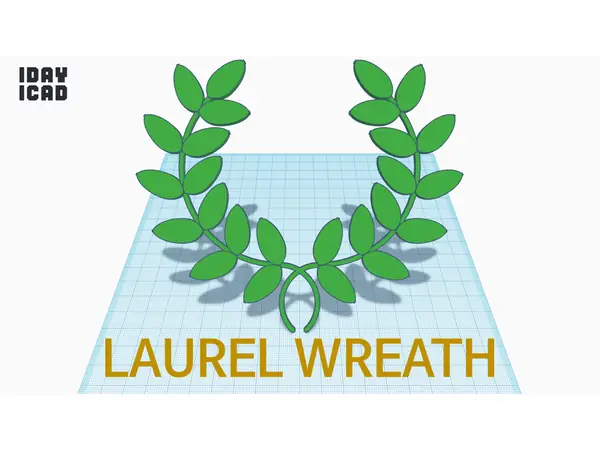 [1DAY_1CAD] LAUREL WREATH