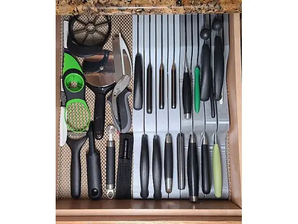 In Drawer Knife Rack (Organizer) (Knife Block)