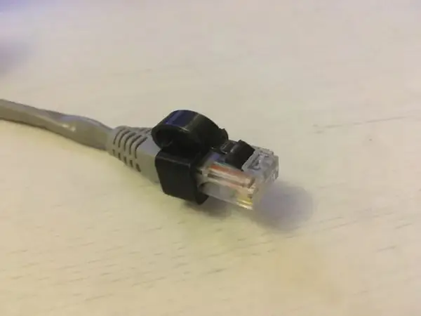 RJ45 replacement clip in two parts