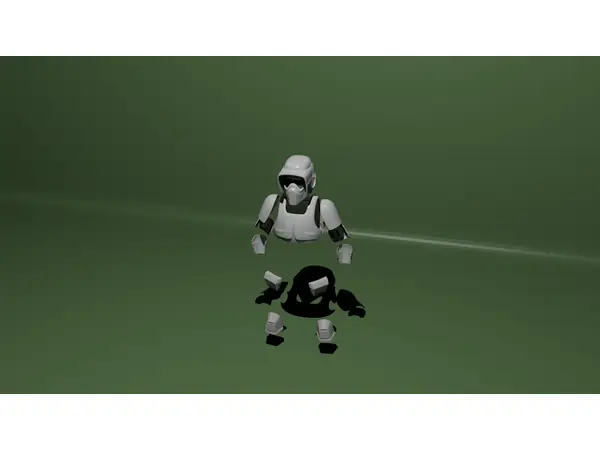Complete Biker Scout armor Star Wars