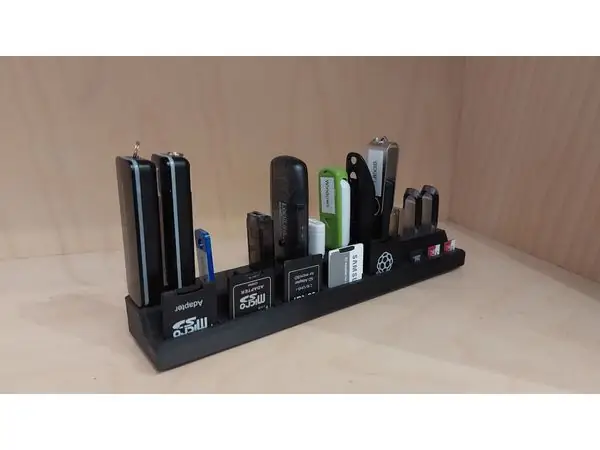 USB-Stick and SD-Card Holder