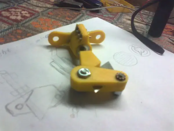 Drag knife for a 3d printer
