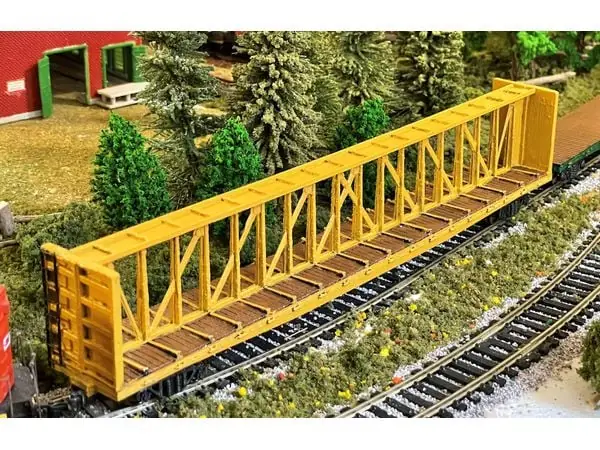 73ft Centerbeam Train Car HO Scale