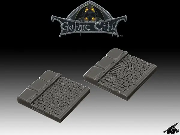 Tilescape GOTHIC CITY Street Tiles - Our New KICKSTARTER is Now LIVE!!!!