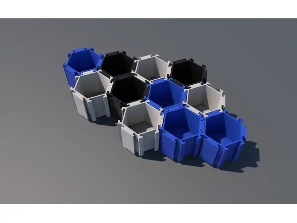 Hexagonal container