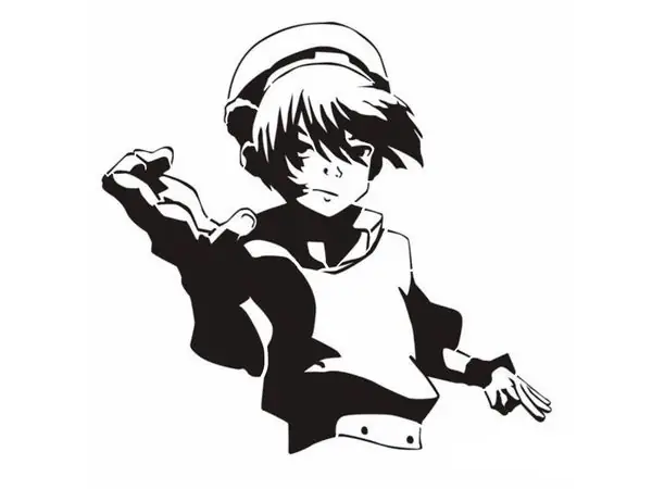 Toph Beifong stencil