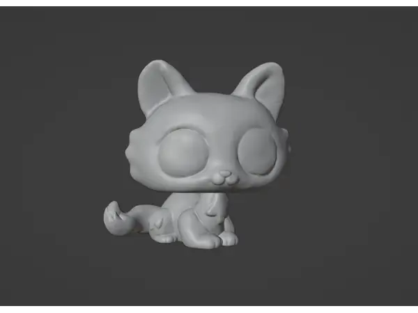 LPS Crouching Cat