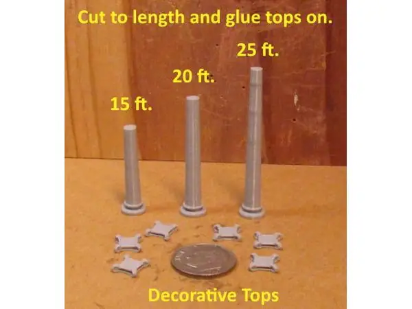 N Scale -- Building Columns