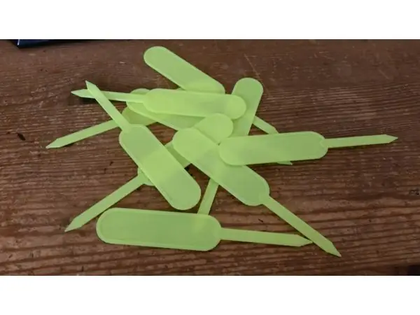 Pflanzschild / Plant Tag V2 (super lightweight 2,6g)