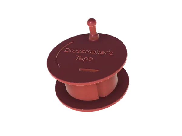 Dressmaker's tape spool