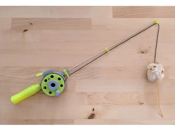Cat Fishing Rod Toy