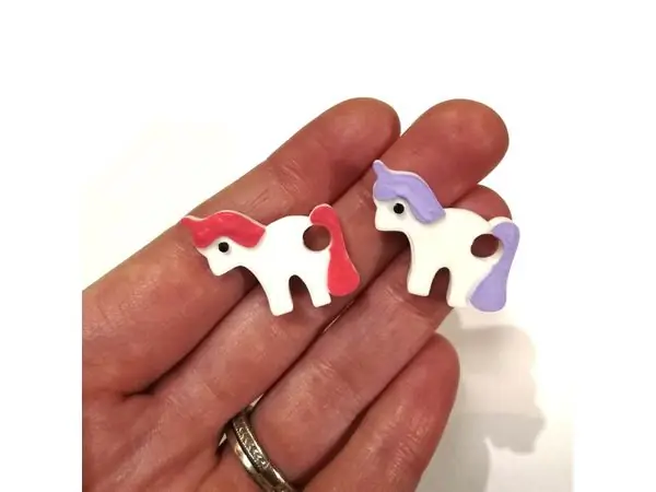 Unicorn Keychain Charm