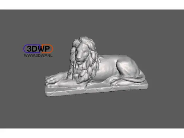 Lion Statue 3D Scan