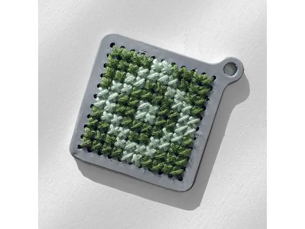 Cross Stitch Keychain
