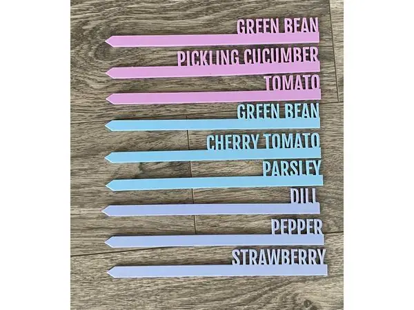 Garden Marker Stakes Labels Tags