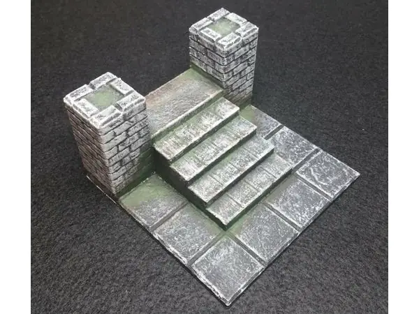 DnD Castle Ravenloft - Start Tile Stairs